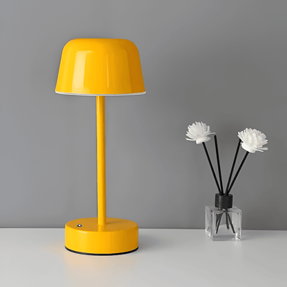 Wireless USB Rechargeable Table Lamp with Colorful Retro Design
