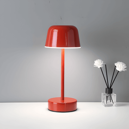 Wireless USB Rechargeable Table Lamp with Colorful Retro Design