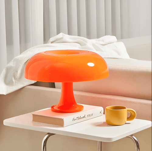 Retro Mushroom-Shaped LED Desk Lamp – Vintage Sunrise Illumination