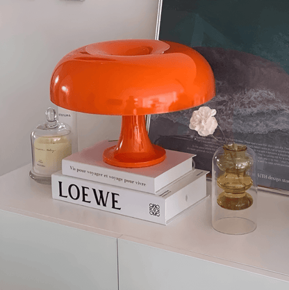 Retro Mushroom-Shaped LED Desk Lamp – Vintage Sunrise Illumination