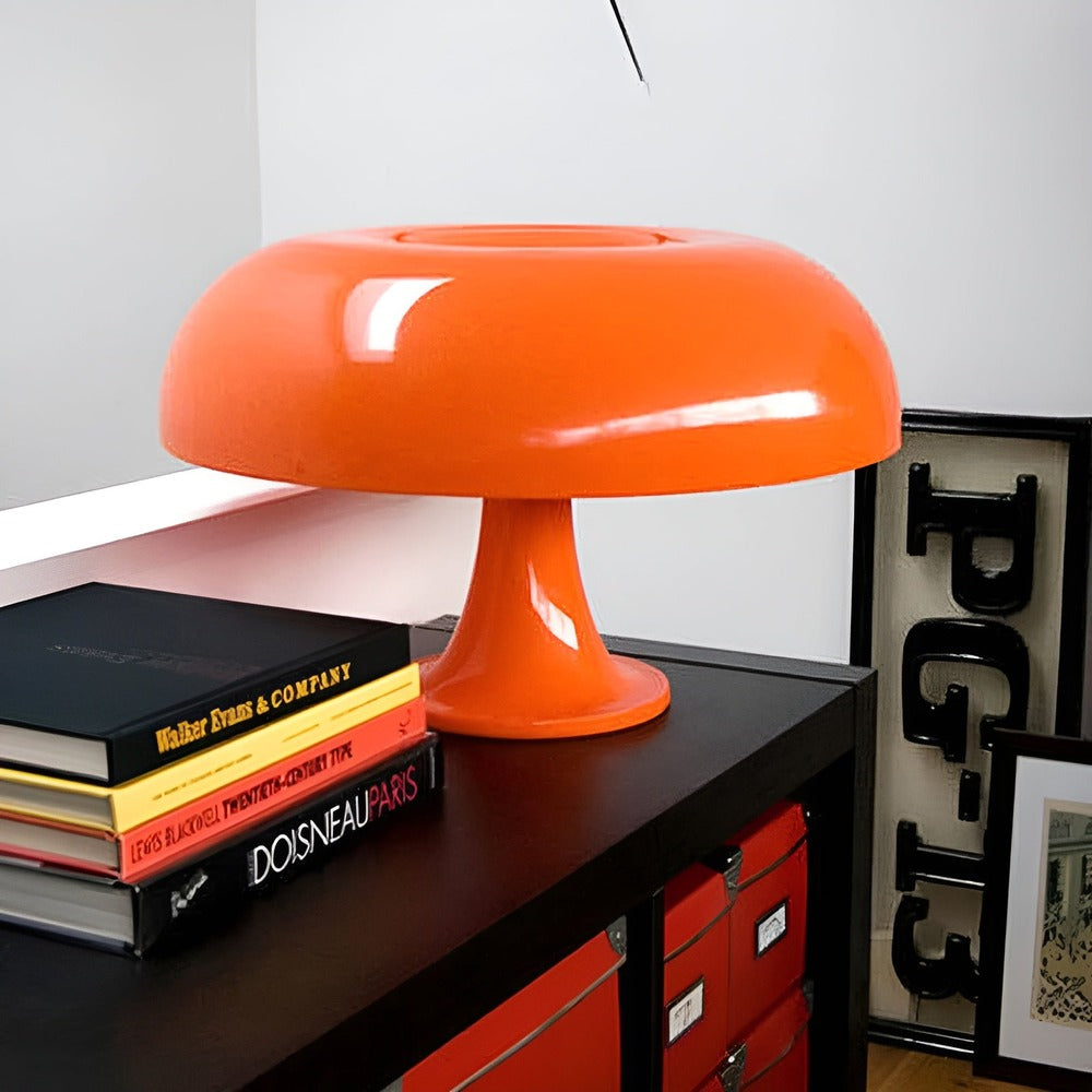 Retro Mushroom-Shaped LED Desk Lamp – Vintage Sunrise Illumination