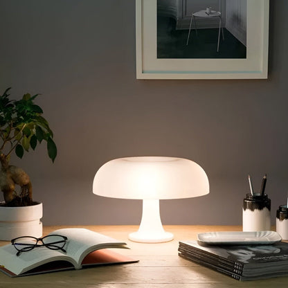 Retro Mushroom-Shaped LED Desk Lamp – Vintage Sunrise Illumination
