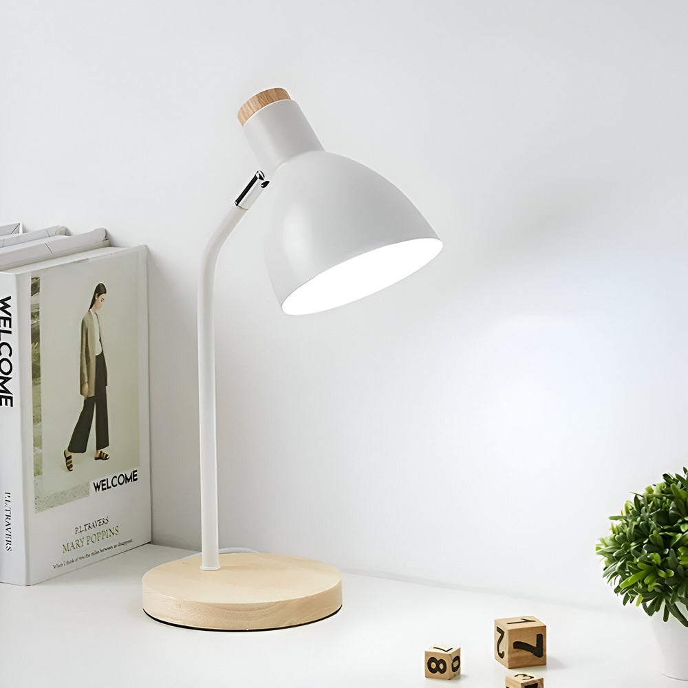 Adjustable LED Desk Lamp with Nordic Design – Comfortable Light for Reading & Living Areas