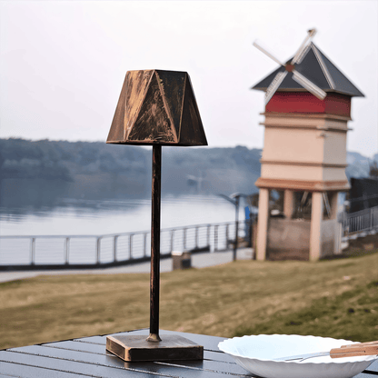Rechargeable Vintage LED Table Lamp – Portable and Dimmable