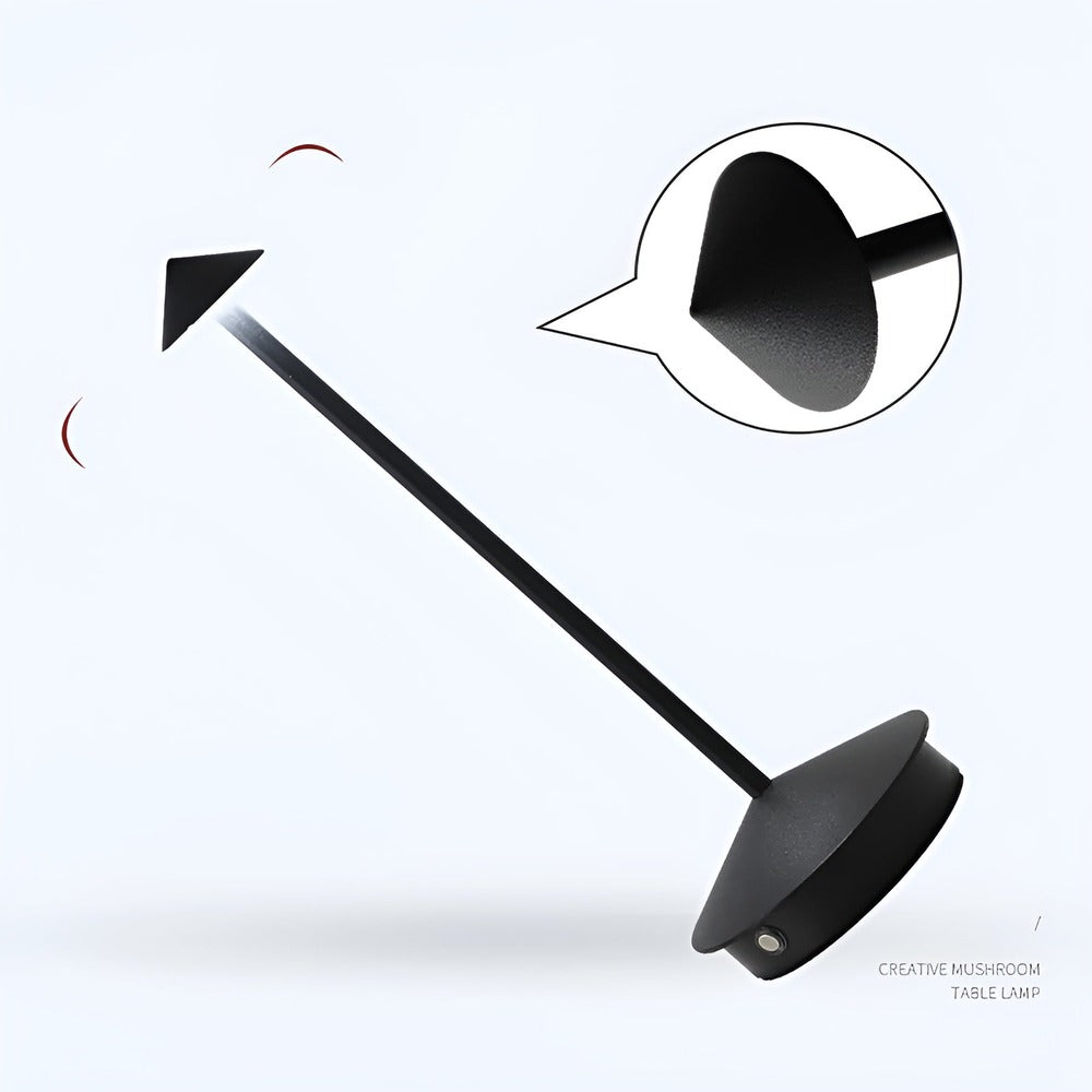 Touch-Controlled LED Lamp – Rechargeable Light for Modern Spaces