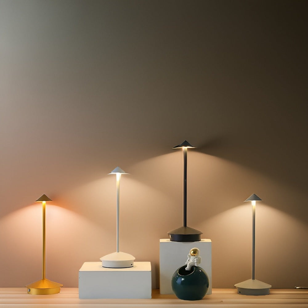 Touch-Controlled LED Lamp – Rechargeable Light for Modern Spaces