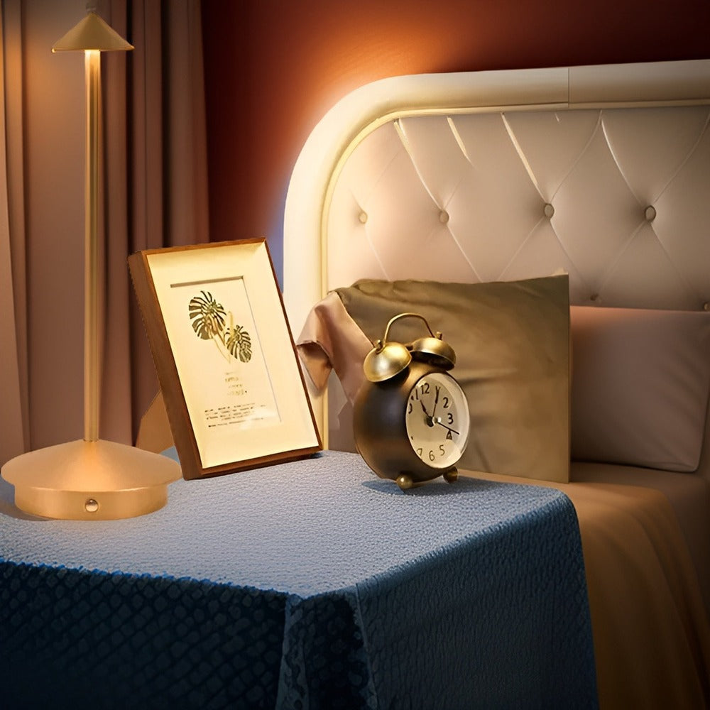 Touch-Controlled LED Lamp – Rechargeable Light for Modern Spaces