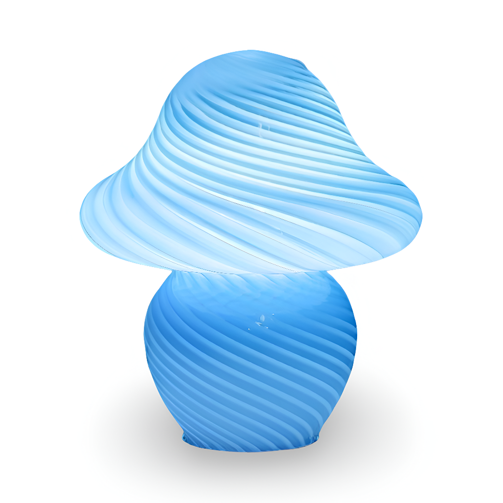 Modern Table Lamp with Mushroom Design – Warm LED Light for Home