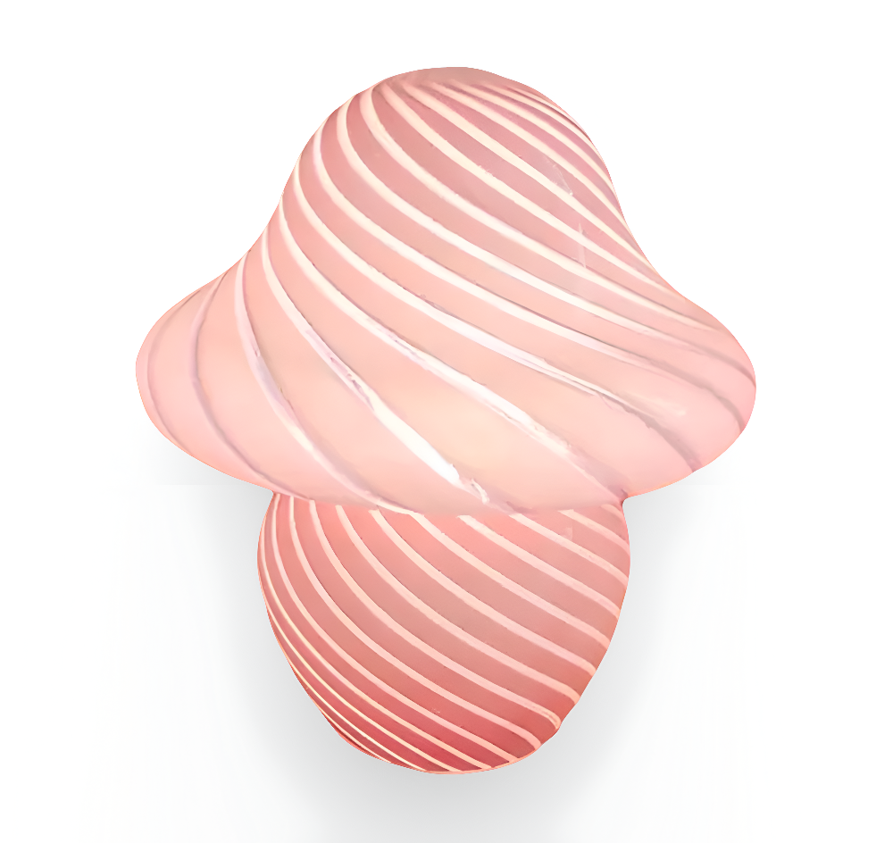 Modern Table Lamp with Mushroom Design – Warm LED Light for Home