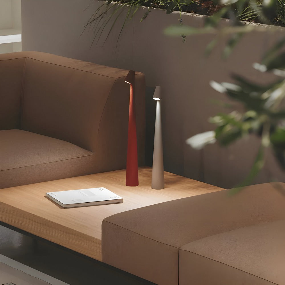 Modern Dimmable Table Lamp with Wireless LED Lighting
