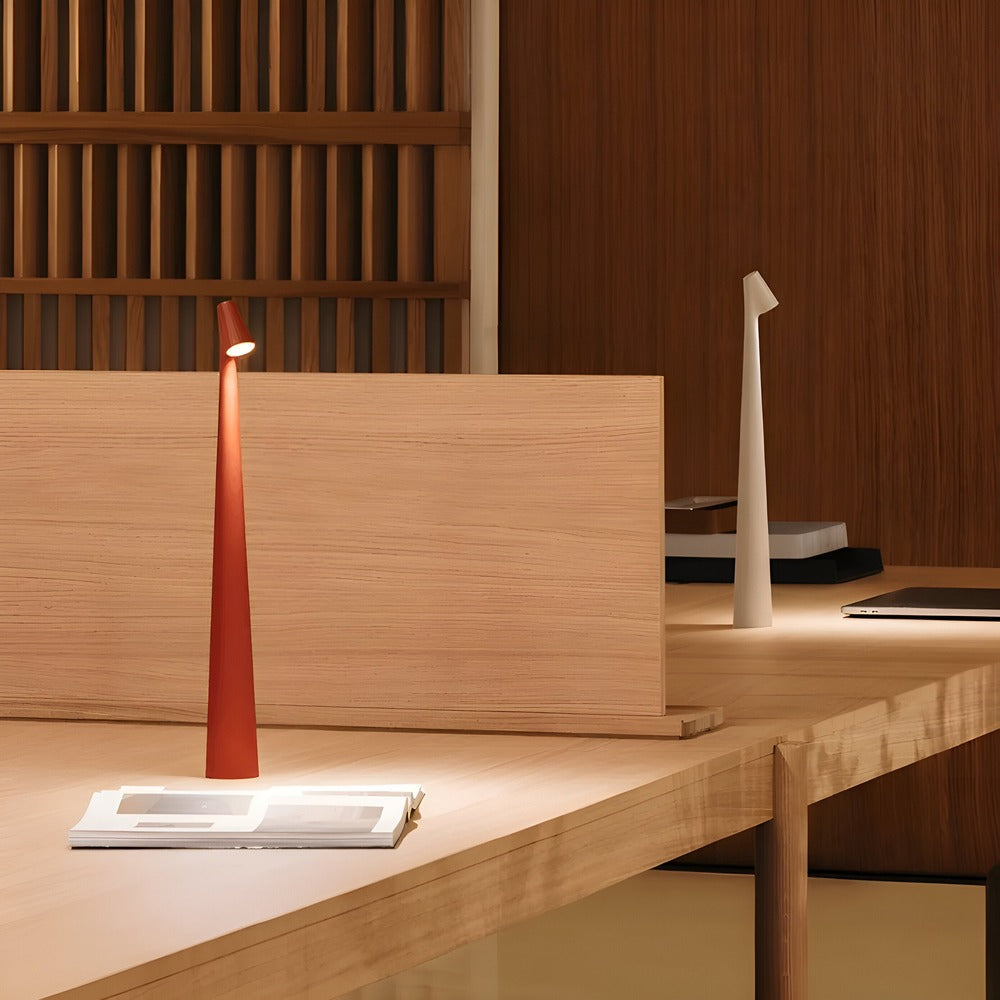 Modern Dimmable Table Lamp with Wireless LED Lighting