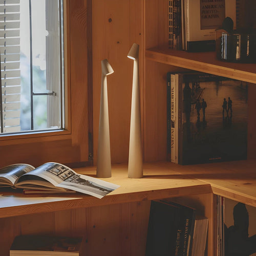 Modern Dimmable Table Lamp with Wireless LED Lighting