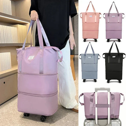 Smart Travel Organizer Bag with Expandable Storage System