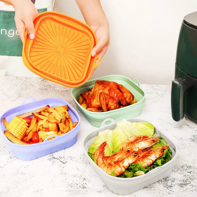 Silicone Grill Pan | Keeps Air Fryer and Oven Clean Forever