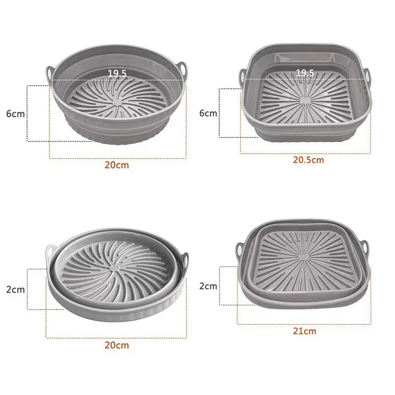 Silicone Grill Pan | Keeps Air Fryer and Oven Clean Forever