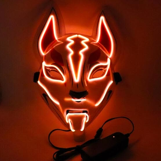 Illuminated Fox Mask - Enhanced LED Costume Accessory