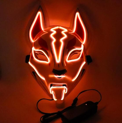 Illuminated Fox Mask - Enhanced LED Costume Accessory