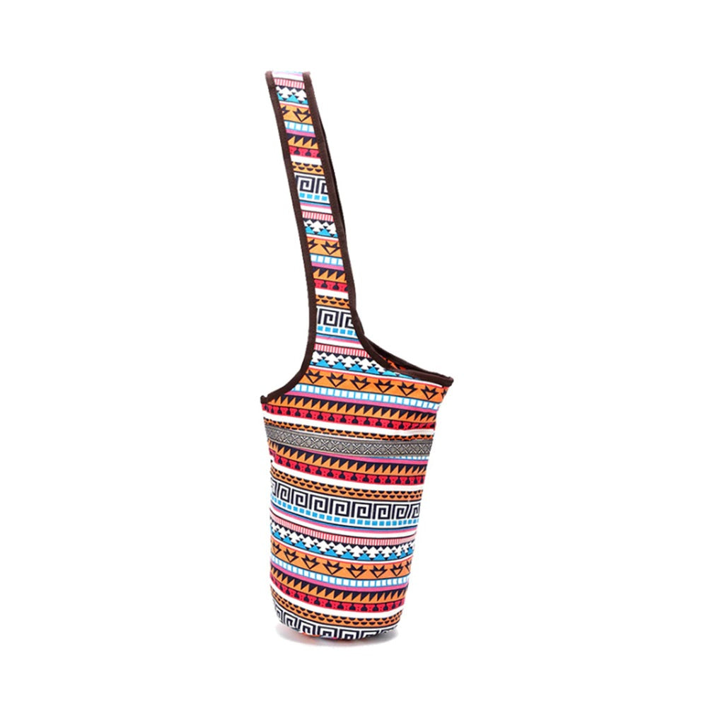 Canvas Bag for Yoga Mat with Print Design