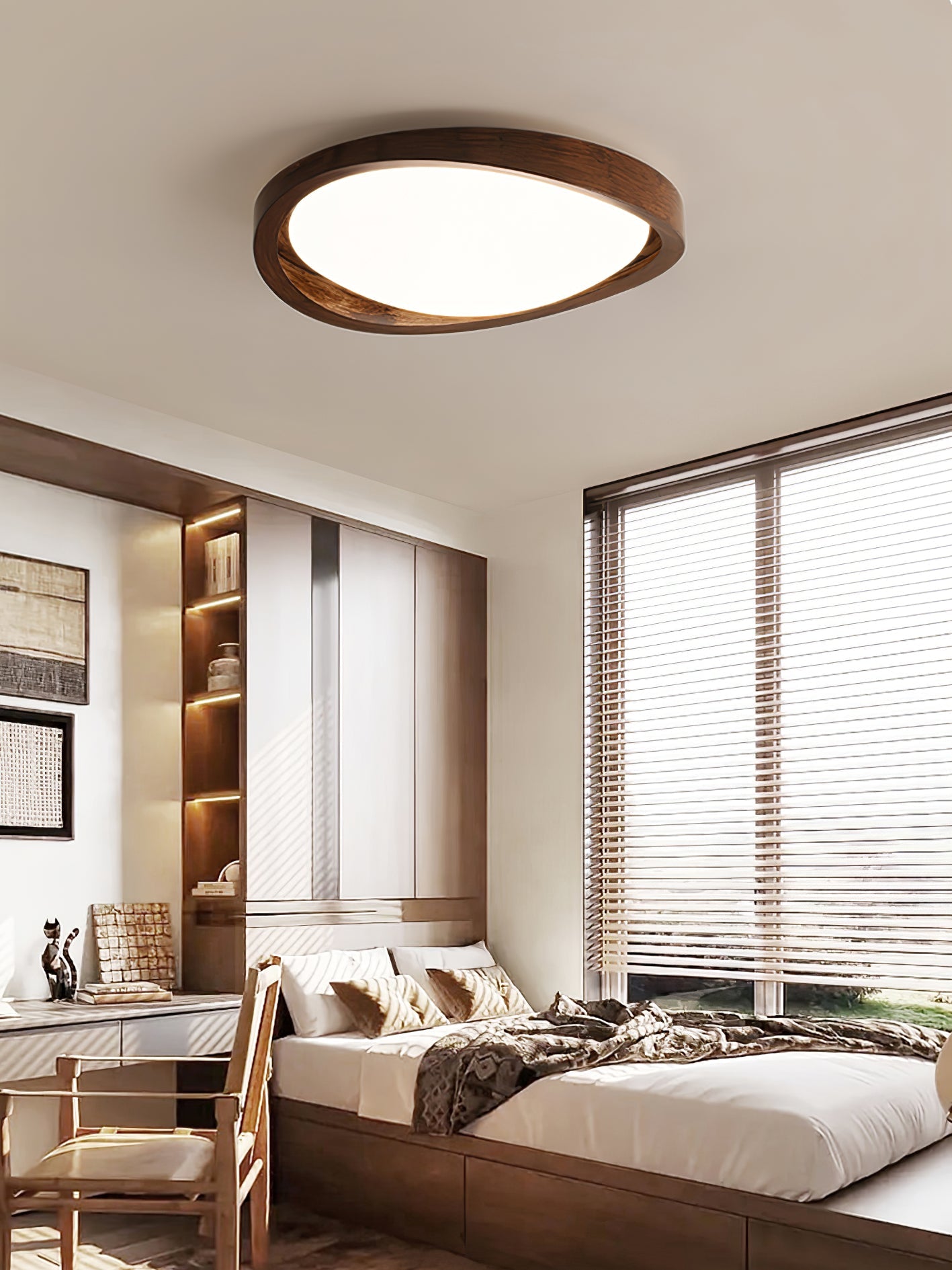 Modern Interior Ceiling Lights with Curved Edges