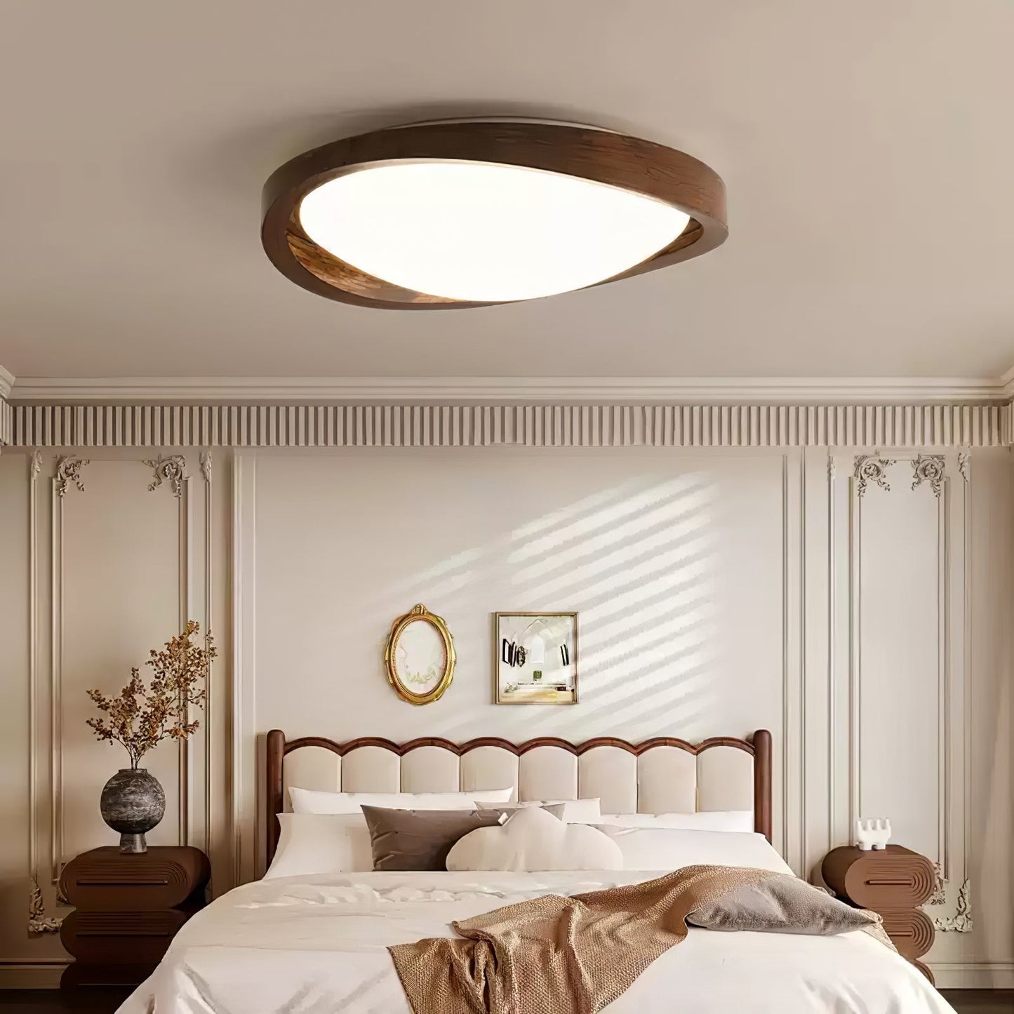 Modern Interior Ceiling Lights with Curved Edges