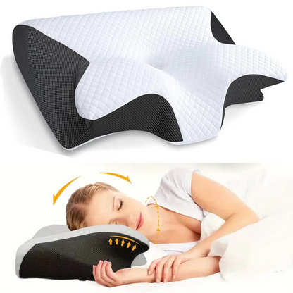 Neck Support Pillow with Memory Foam for Comfort and Alignment