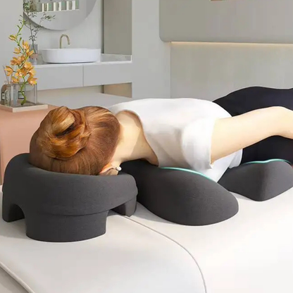 Massage Cushion for Relaxation of Neck, Back, and Facial Areas