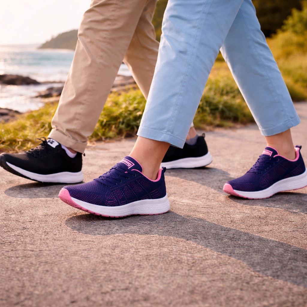 Ultimate Comfort Sneakers | Gel-Infused Cushioning | Breathable Design