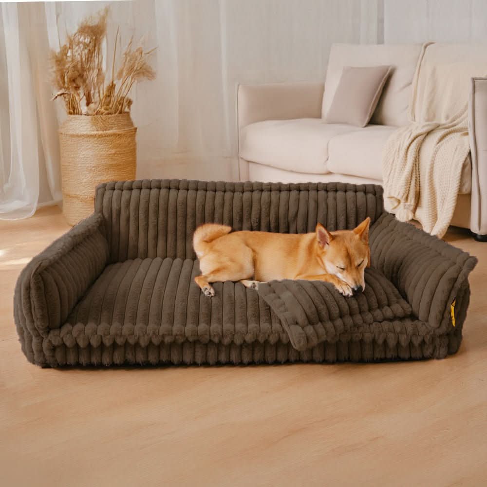 Orthopedic Dog Bed with Neck Support – Removable Cover and Durable Design