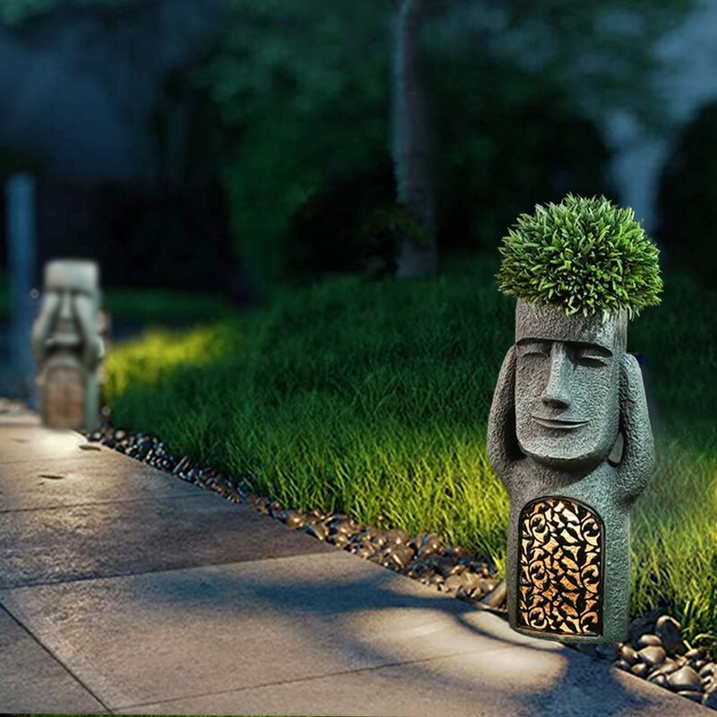 Garden Oasis Sculpture Planter | Durable Resin | Three Designs