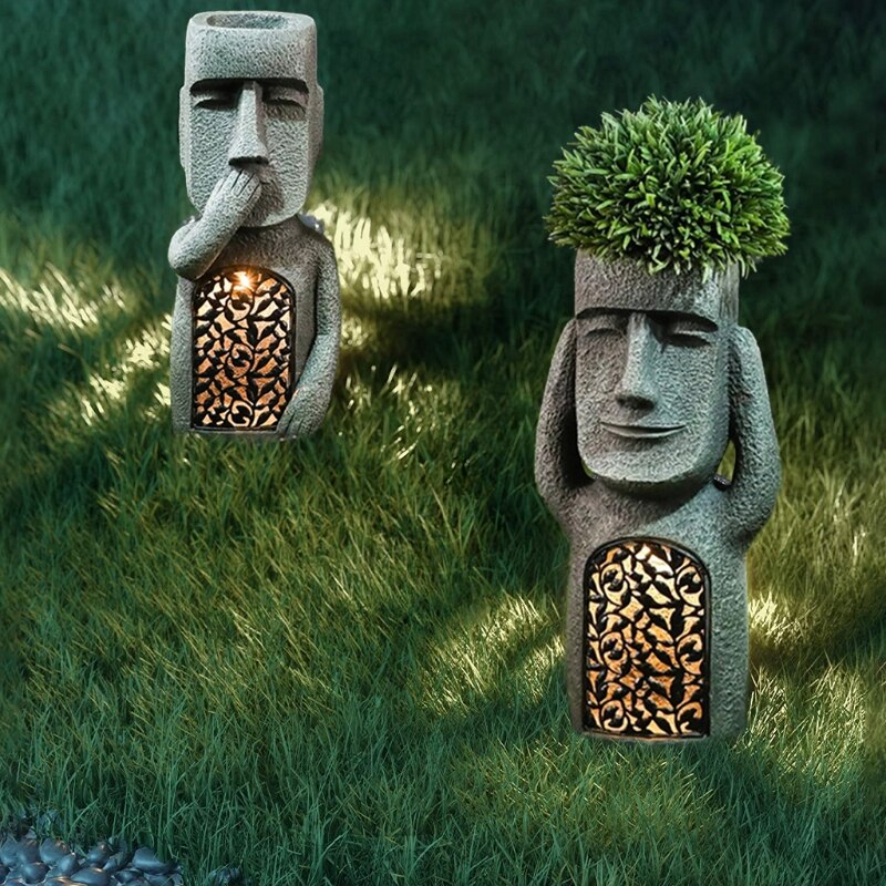 Garden Oasis Sculpture Planter | Durable Resin | Three Designs
