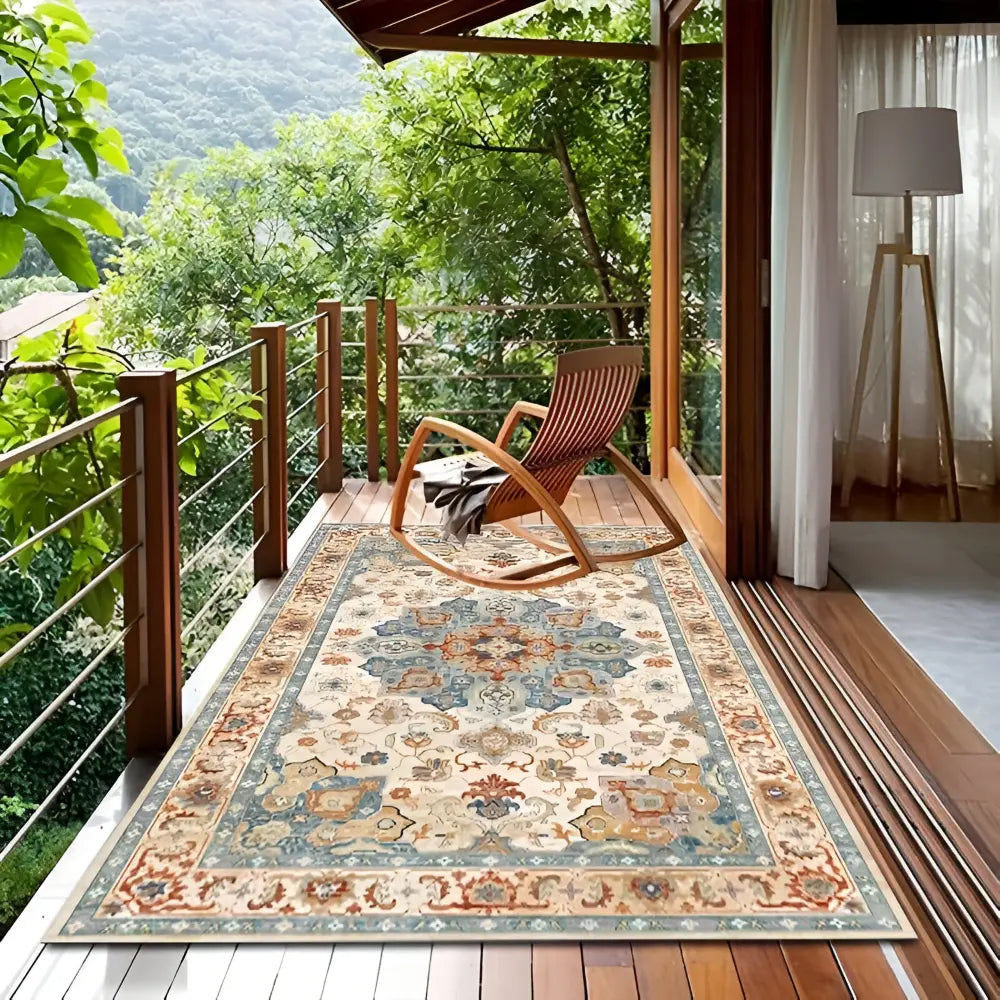 Luxurious Outdoor Rug | Non-Slip PVC Backing | Nordic Design