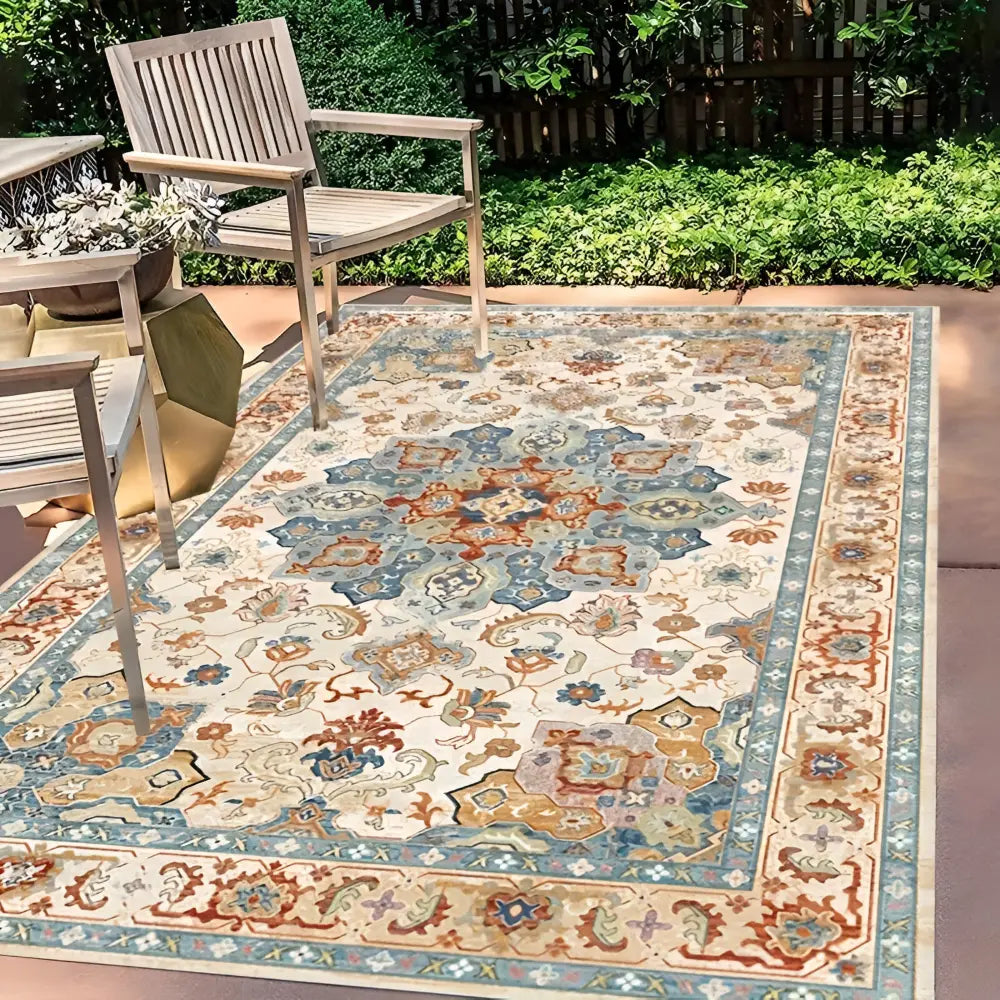 Luxurious Outdoor Rug | Non-Slip PVC Backing | Nordic Design
