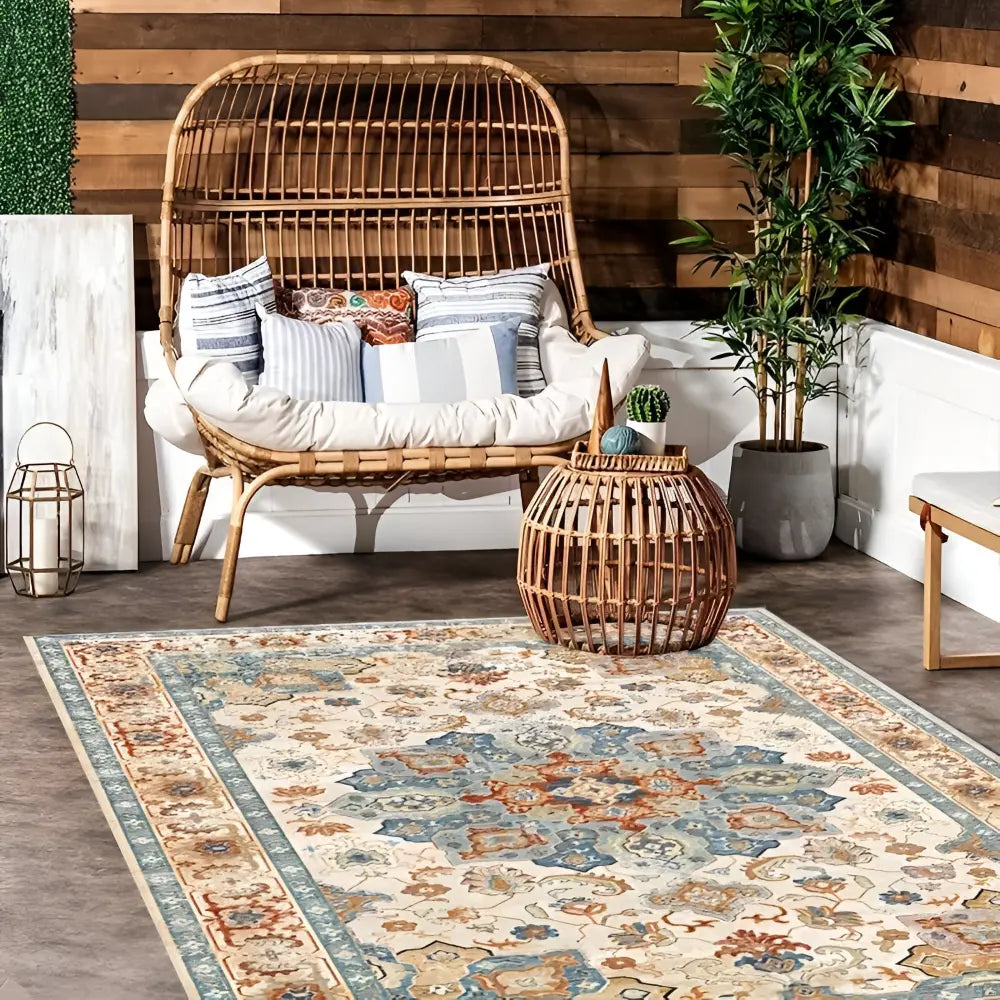 Luxurious Outdoor Rug | Non-Slip PVC Backing | Nordic Design