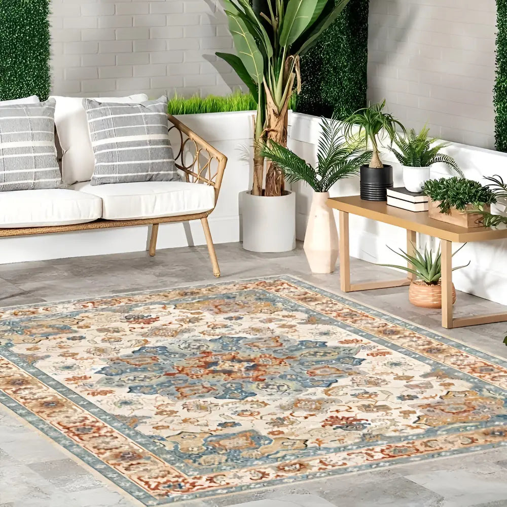 Luxurious Outdoor Rug | Non-Slip PVC Backing | Nordic Design