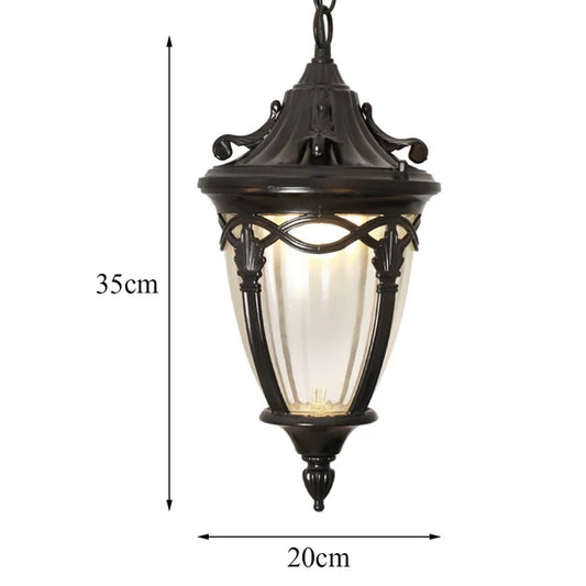 European Style Vintage Pendant Light – Antique Chandelier for Indoor & Outdoor Use