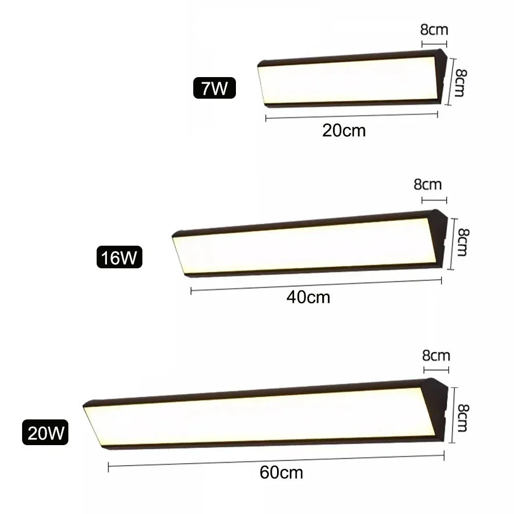 LED Wall Light for Outdoor Use - Durable Aluminum Design