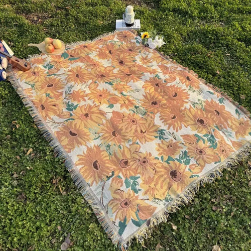 Vibrant Blossom Outdoor Leisure Mat