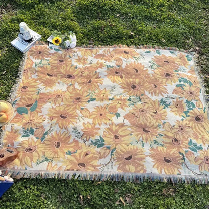 Vibrant Blossom Outdoor Leisure Mat