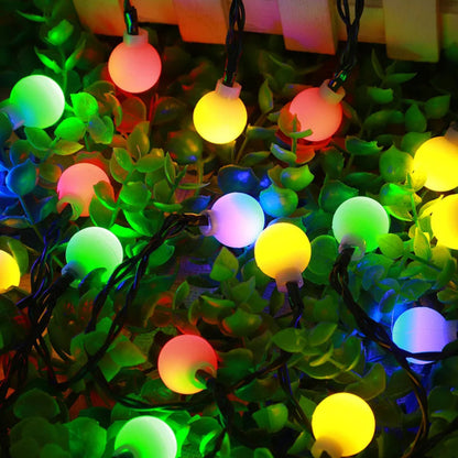 Waterproof Outdoor Fairy Lights – Solar-Powered LED Globe String Lights