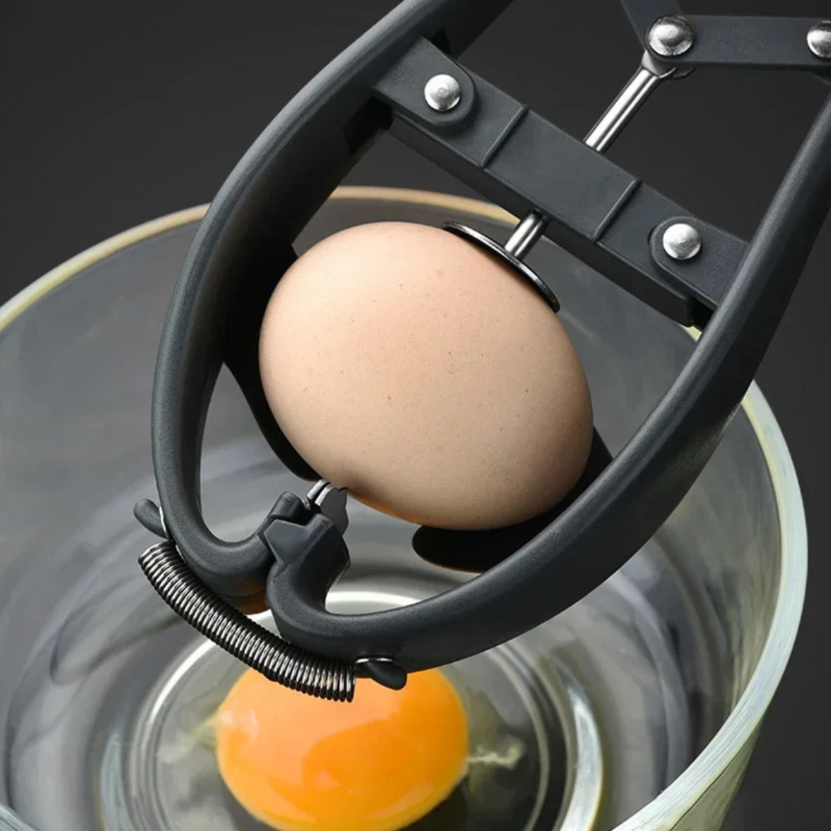 Stainless Steel Egg Opener - Ergonomic and Convenient Design