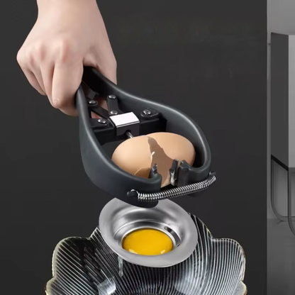 Stainless Steel Egg Opener - Ergonomic and Convenient Design