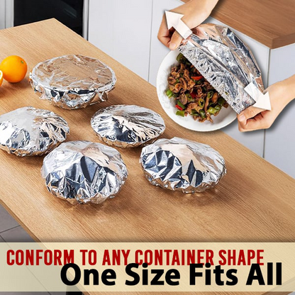 Versatile Food Covers | Reusable Elastic Wraps for Bowls & Plates | 10/20/50 Pack