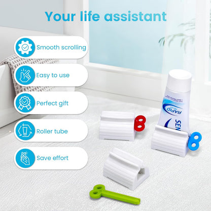 Ultimate Tube Squeezer for Effortless Dispensing | Durable Holder for Toothpaste, Creams & Cosmetics