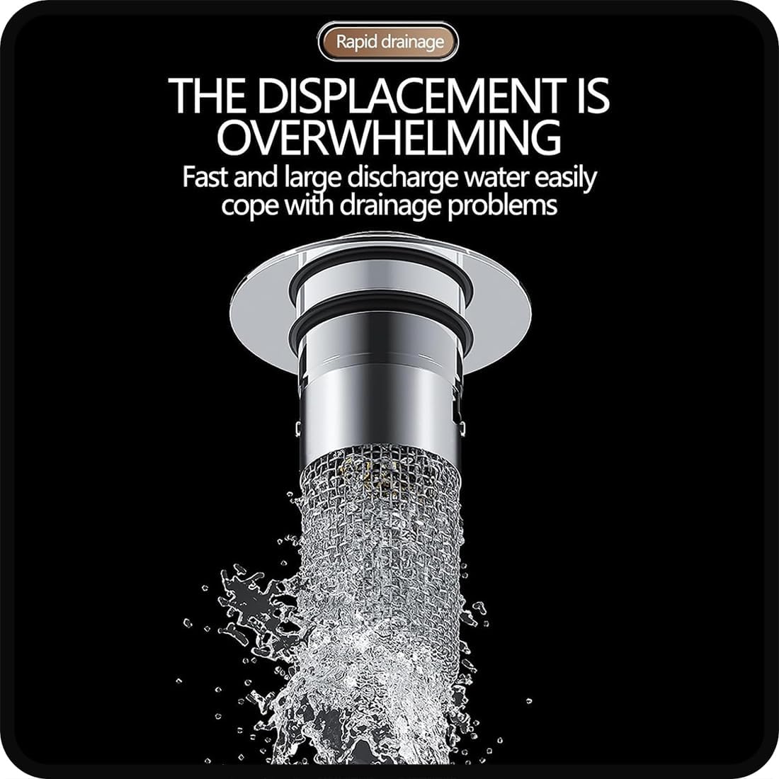 Dual-Function Drain Protector and Stopper | Stainless Steel Filter