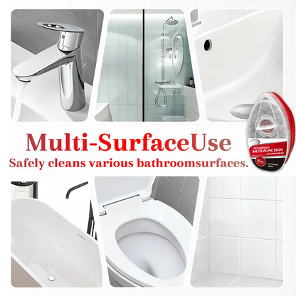 Dual-Action Glass Cleaning Brush with Integrated Spray