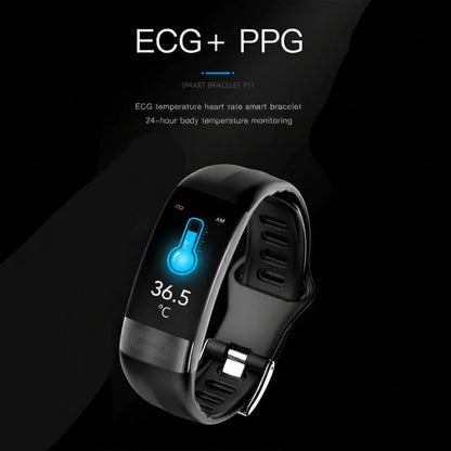 Smartwatch with EKG, Blood Pressure, and Sleep Monitoring Features
