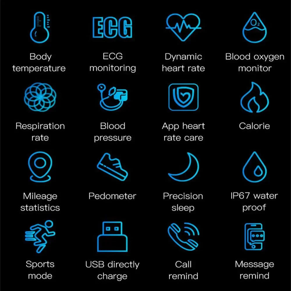 WellnessWave Smartwatch: Heart Monitoring & Sleep Tracking
