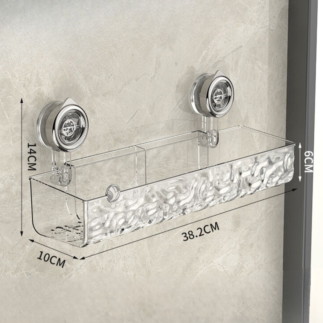 Corner Shelf with Suction Cups for Bathroom