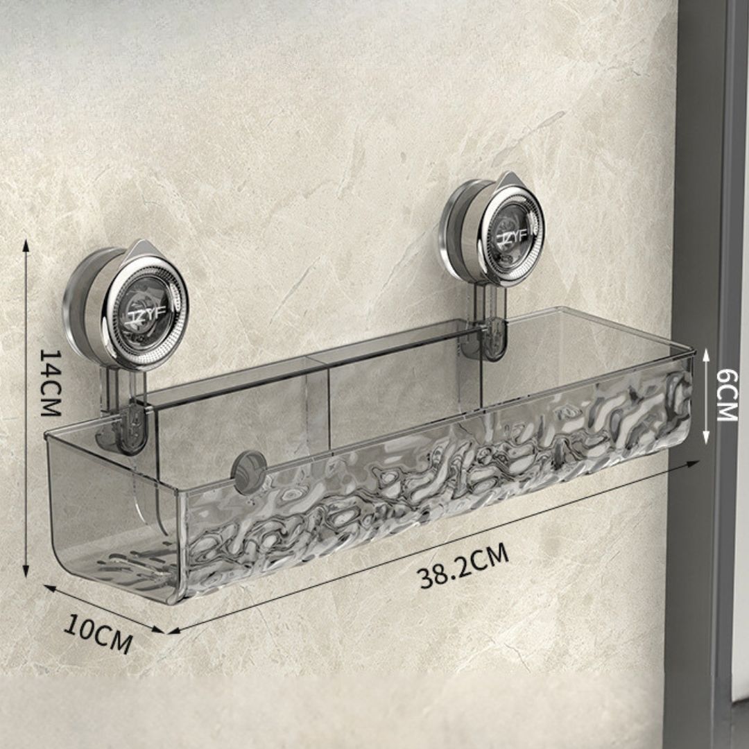 Corner Shelf with Suction Cups for Bathroom