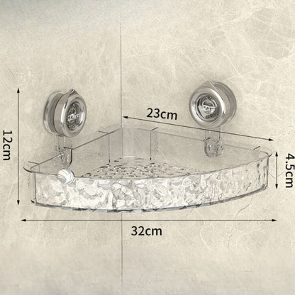 Corner Shelf with Suction Cups for Bathroom
